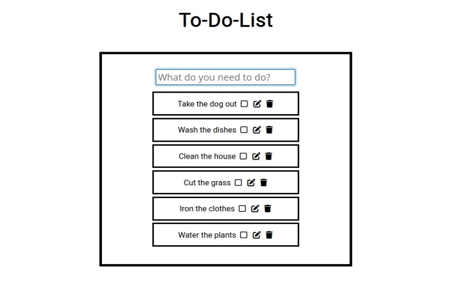 Online to do list